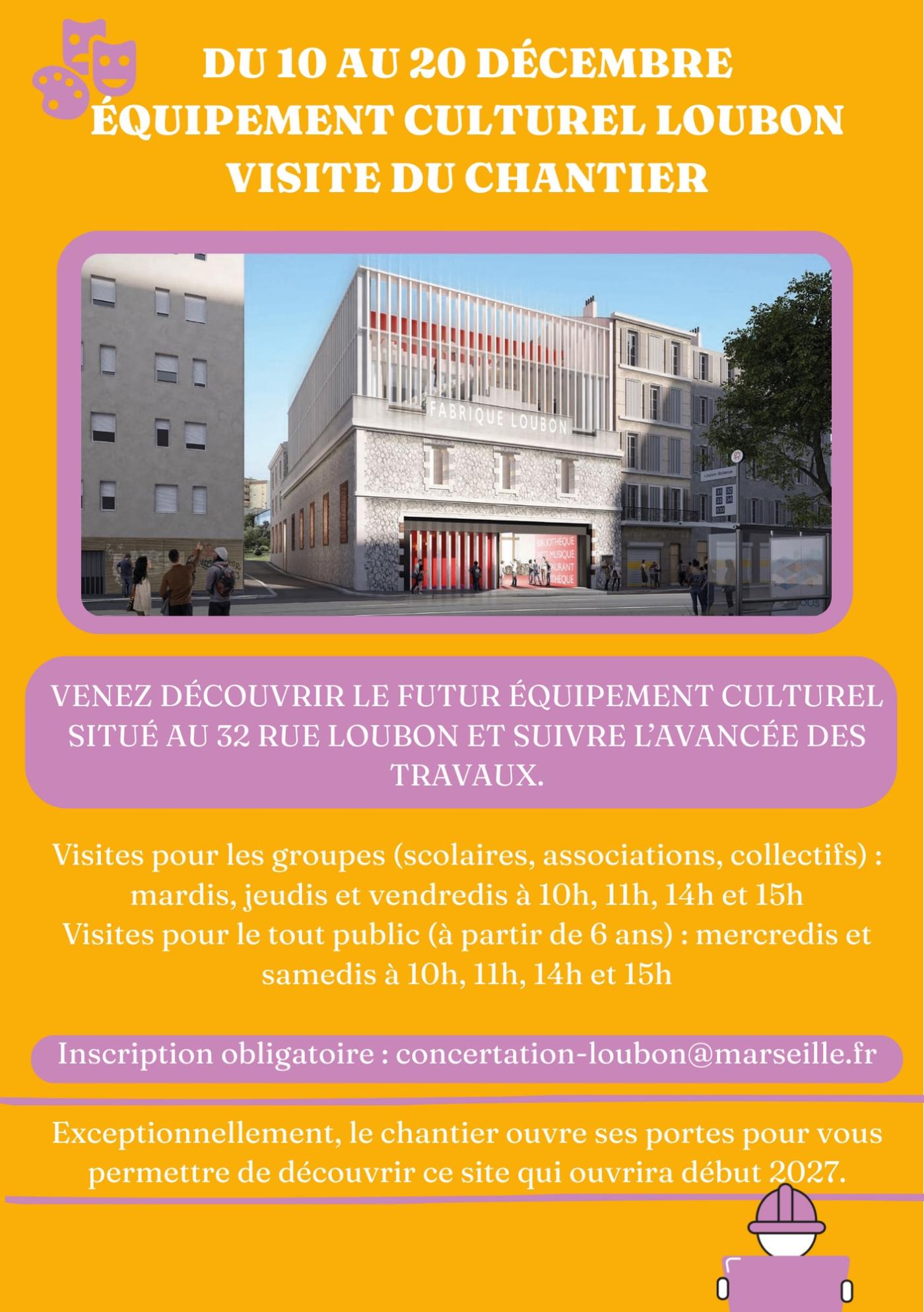 OUVERTURE EXCEPTIONNELLE DU CHANTIER LOU­BON AU PUBLIC !