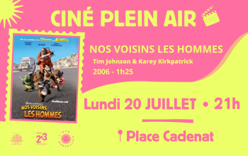 Ciné Plein-Air et sardinade : nos voisins les hommes