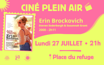 Ciné Plein-Air et sardinade : erin brockovich, seule contre tous