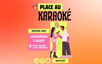 Place au karaoké géant de la place cadenat   