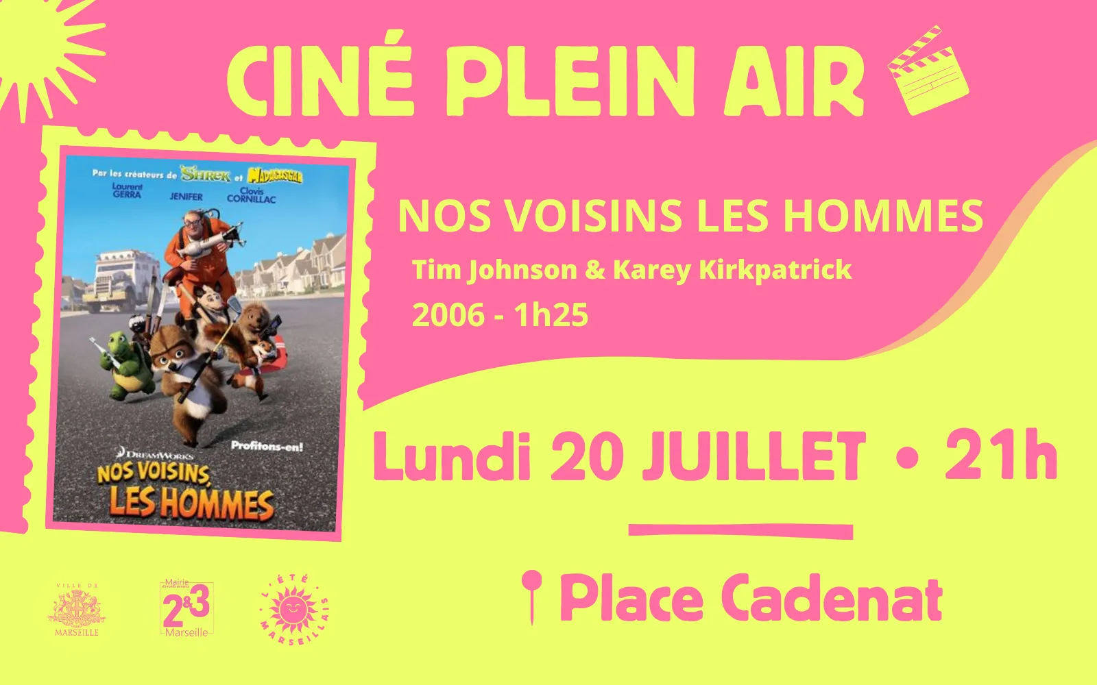 Ciné Plein-Air et sardinade : nos voisins les hommes