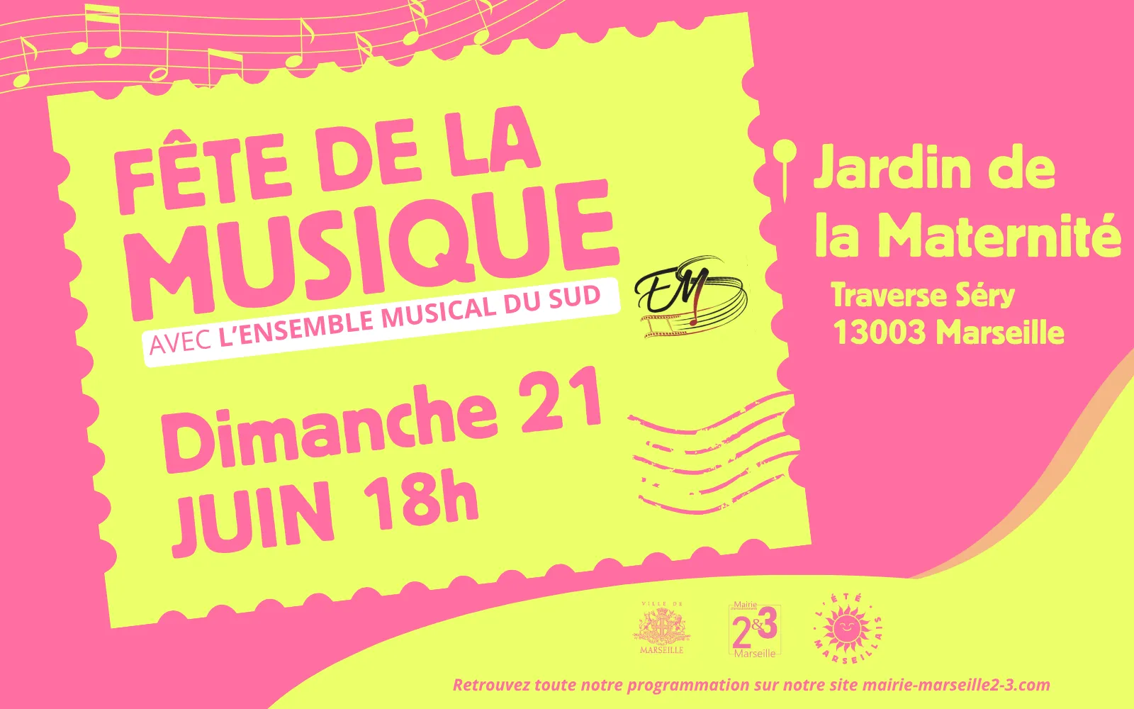 fête de la musique au jardin de la maternité